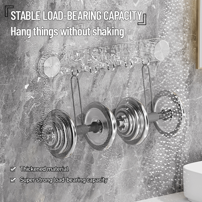 Platsbesparande sugkrokar – 5 hopfällbara justerbara vägghängare, ingen borrning behövs MILA Sverige