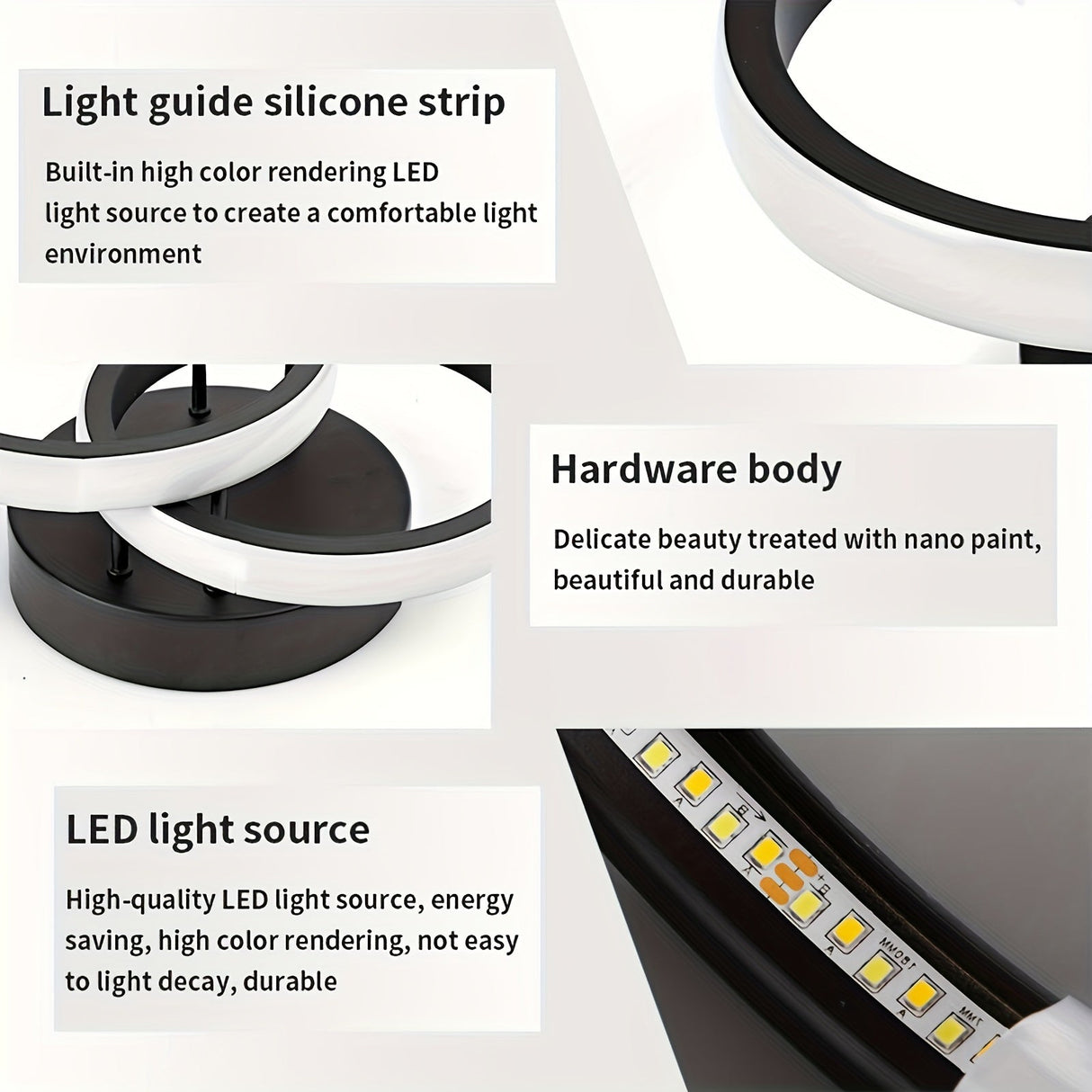 Futuristisk CircleVibe Taklampa - För ett Trendigt och Ljus Rum Carvallo