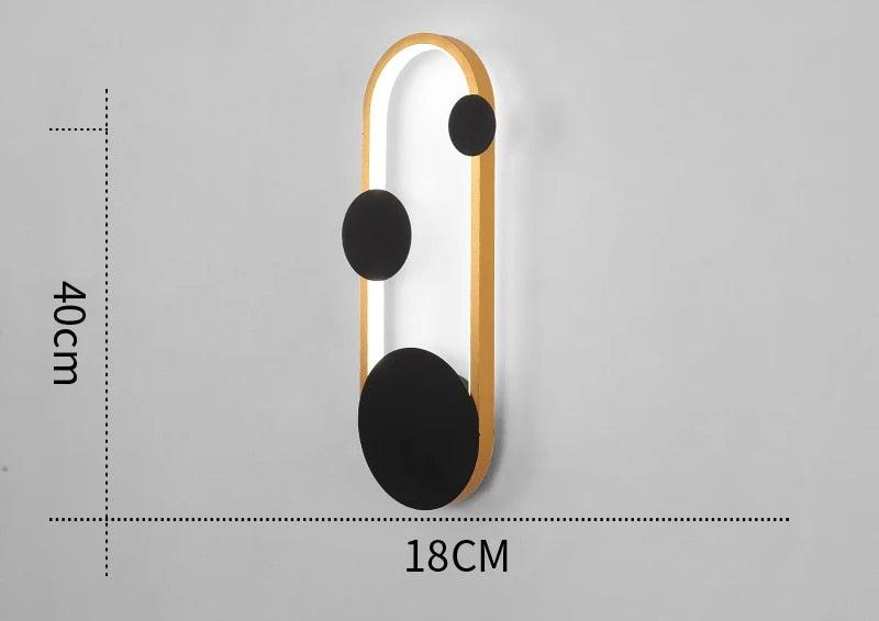 CreativeGlow - Modern LED Vägglampa i Kreativ Design – Dekorativ Belysning Carvallo