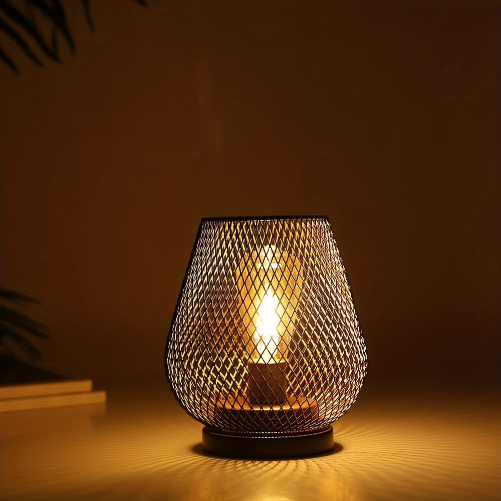 RusticMesh Bordslampa Set – Industriell Stil och Atmosfärisk Belysning Carvallo