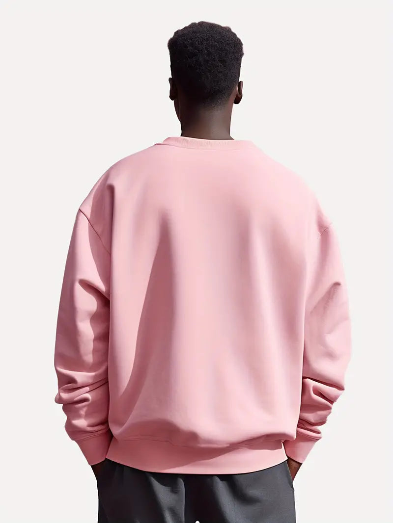 Herr T-shirt Avslappnad Cirkulär Halsringning 100% Bomull Hemnix