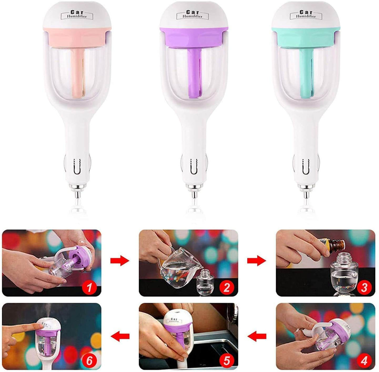 Aromaterapi bil luftfuktare-Cars-Bellasverige-Hemnix