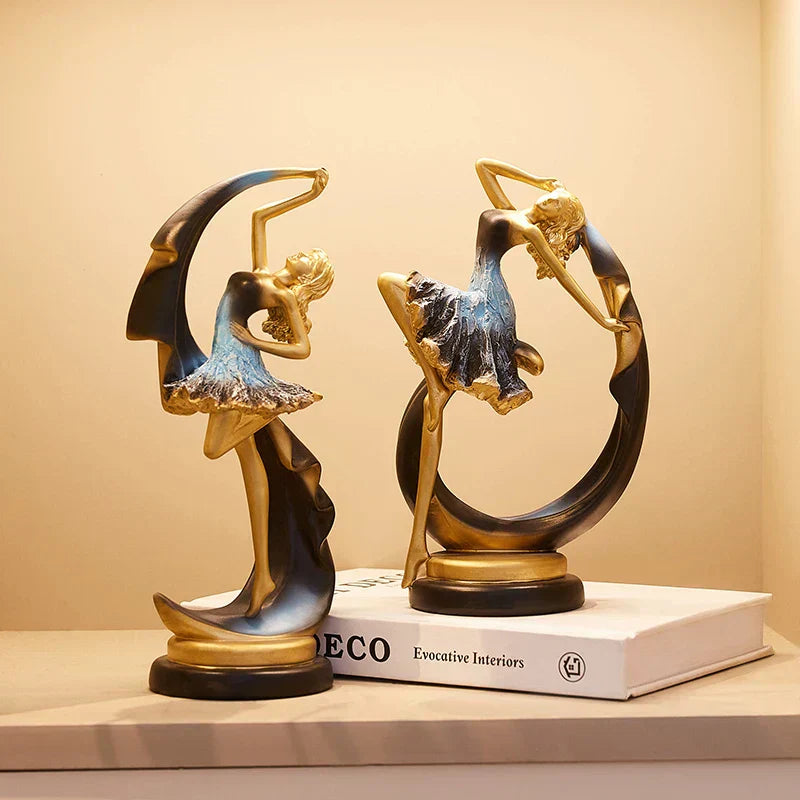 Caran d’Artis | Kreativ Dansande Flicka Skulptur för Elegant Heminredning Carvallo