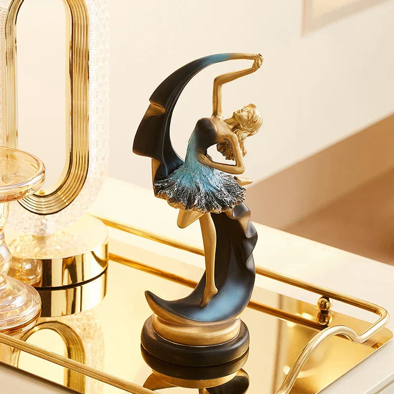 Caran d’Artis | Kreativ Dansande Flicka Skulptur för Elegant Heminredning Carvallo