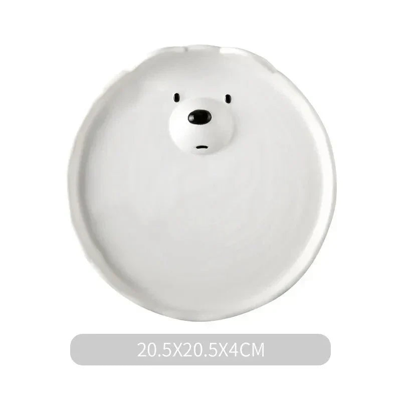 Söt isbjörnskopp i keramik Carvallo