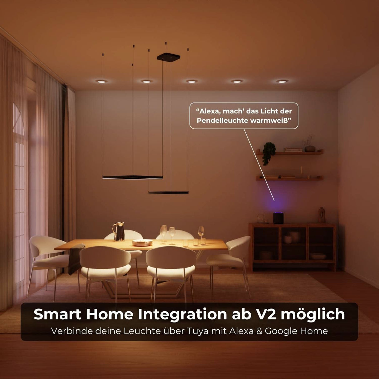 Casa Designer Taklampa Carvallo