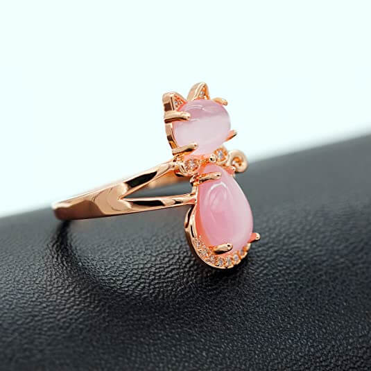 Opal katt ring-Jewelry for women-Bellasverige-Hemnix