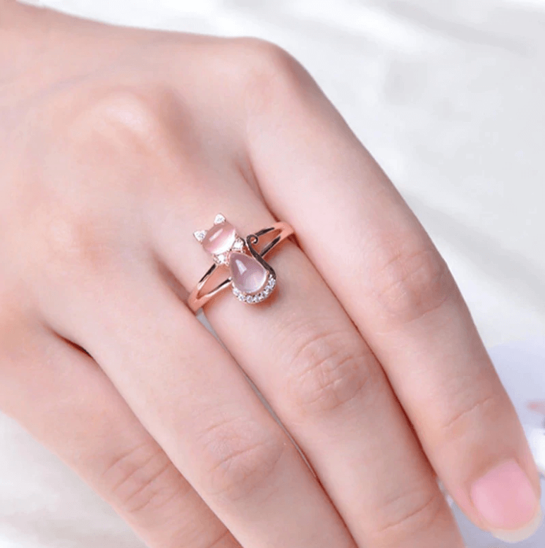 Opal katt ring Bellasverige