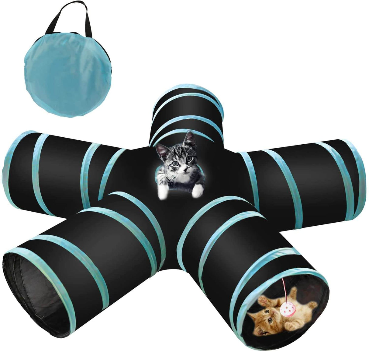 Fällbar Kattleksakstunnel-Animals-Hemnix-Hemnix