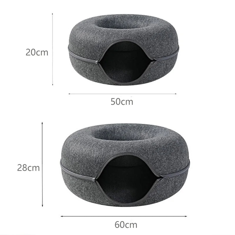 Donut Kattunnel Säng Carvallo