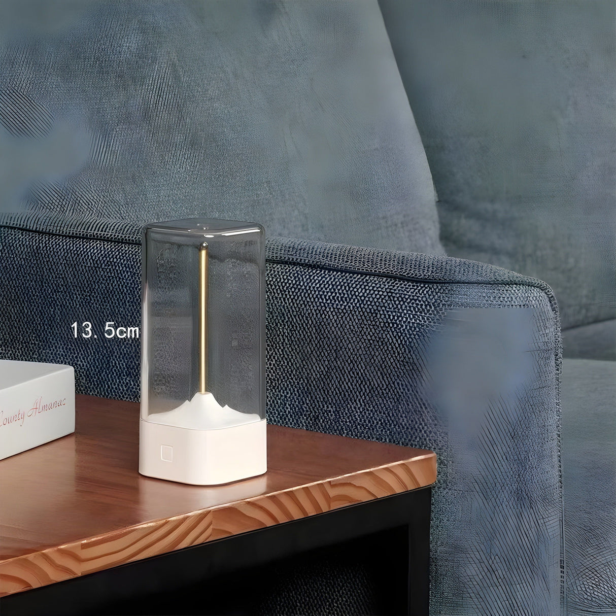 QuantumAura Lampa - Avslappnad USB-laddning Magnetisk Bordslampa Carvallo