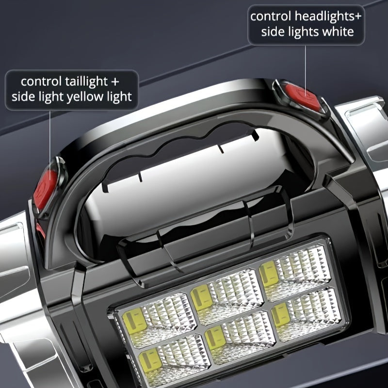 LED-ficklampa med uppladdningsbart batteri för utomhusbruk Carvallo