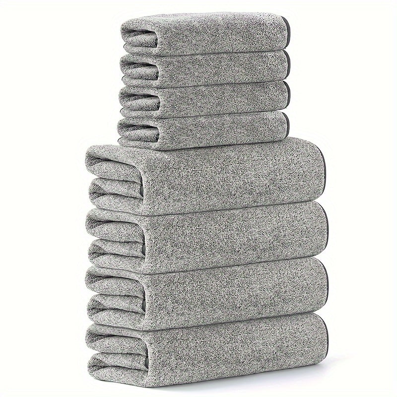 Mjuka korallfärgade frottéhandukar – Absorberande och snabbtorkande Carvallo