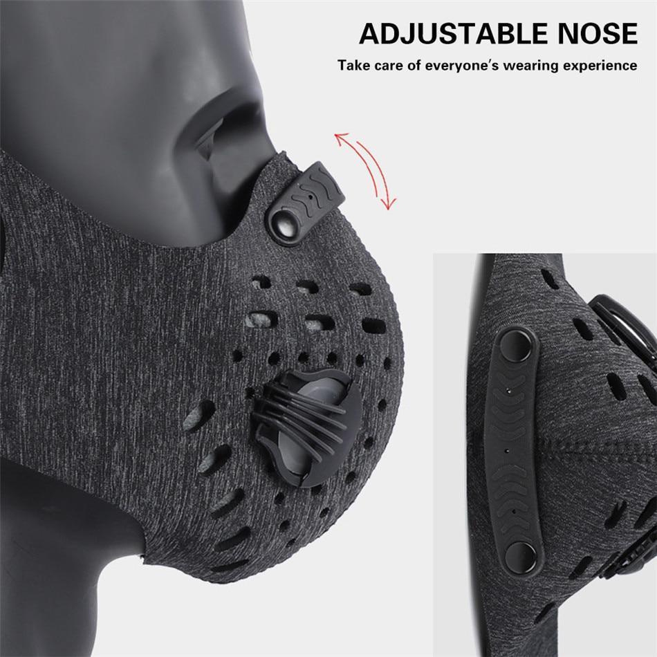 Ansiktsmask Ventilerad Neopren Anti Förorening Carvallo