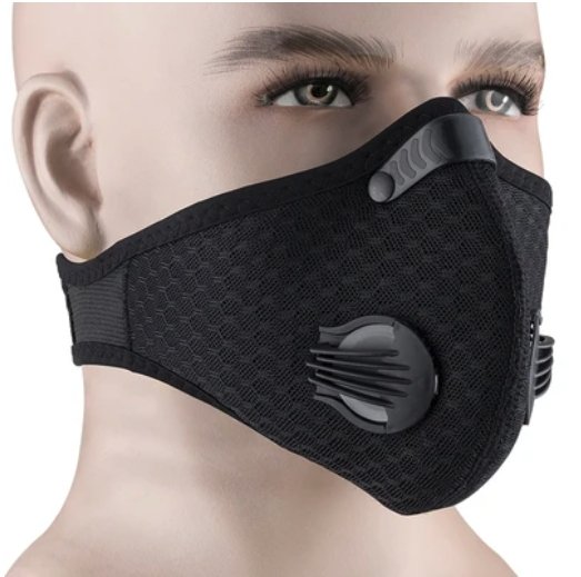 Ansiktsmask Ventilerad Neopren Anti Förorening Carvallo