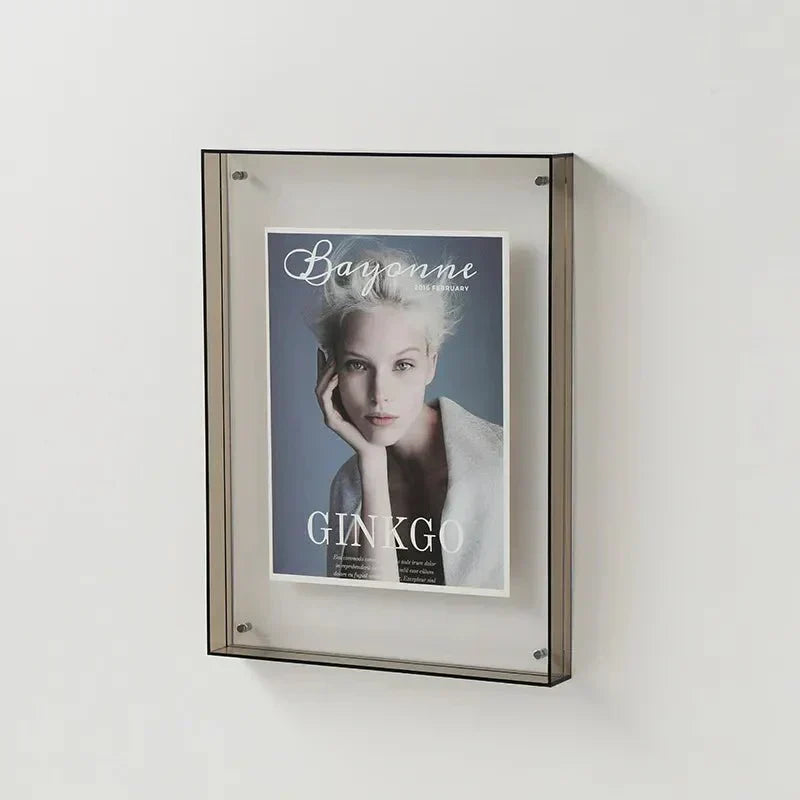 Vibrant Akryl Display Frame – Contemporary Färgad Bildhållare Carvallo