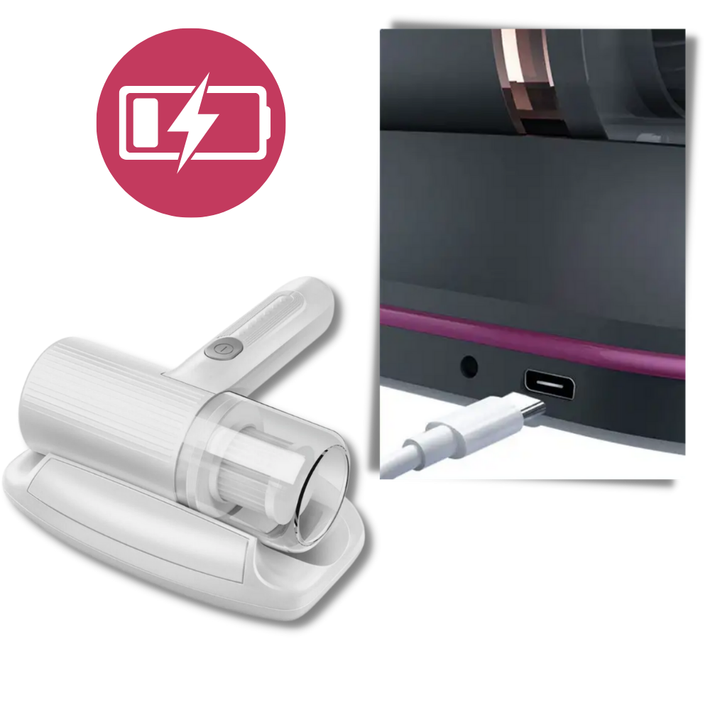 Sladdlös Handhållen UV Madrassdammsugare Carvallo