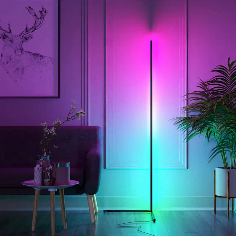 Carvallo – Futuristisk RGB LED Golvlampa med 16 Miljoner Färger, App och Fjärrkontroll Carvallo