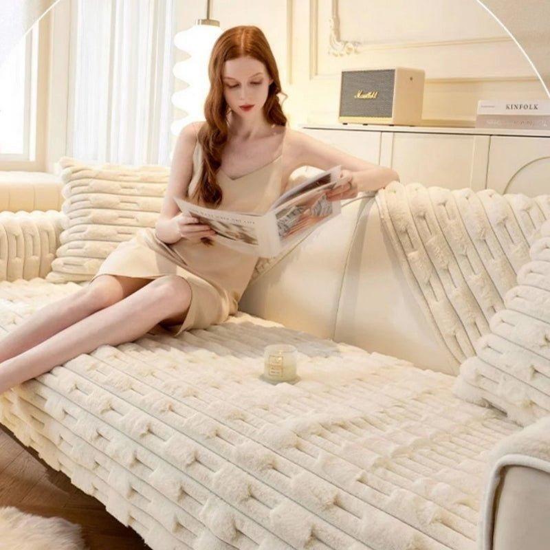 Plush Luxe - Non-stick Universal Lyxsofföverdrag Carvallo