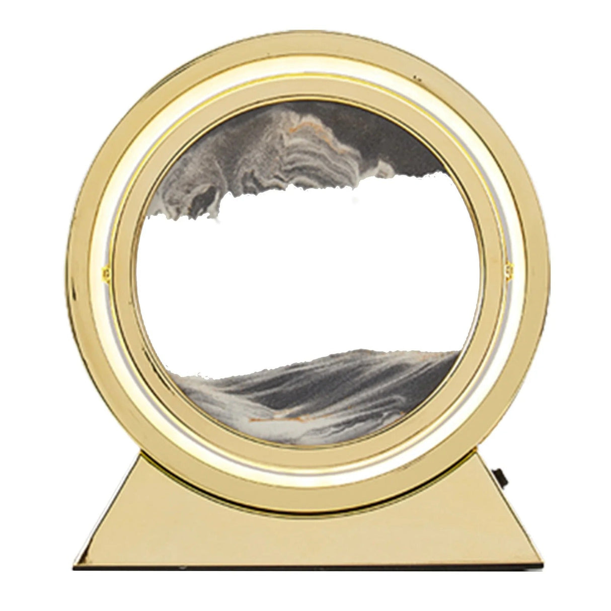 Kreativ 360° Rotera Snabbsand Lampa - Dynamisk Sandkonst Ljus Carvallo