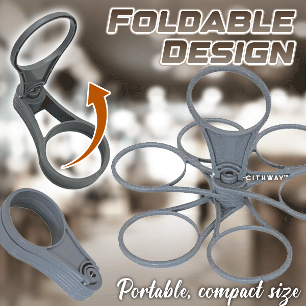 Bärbar hopfällbar mugghållare - Återanvändbart stativ för flera drycker för resor och utomhusbruk MILA Sverige