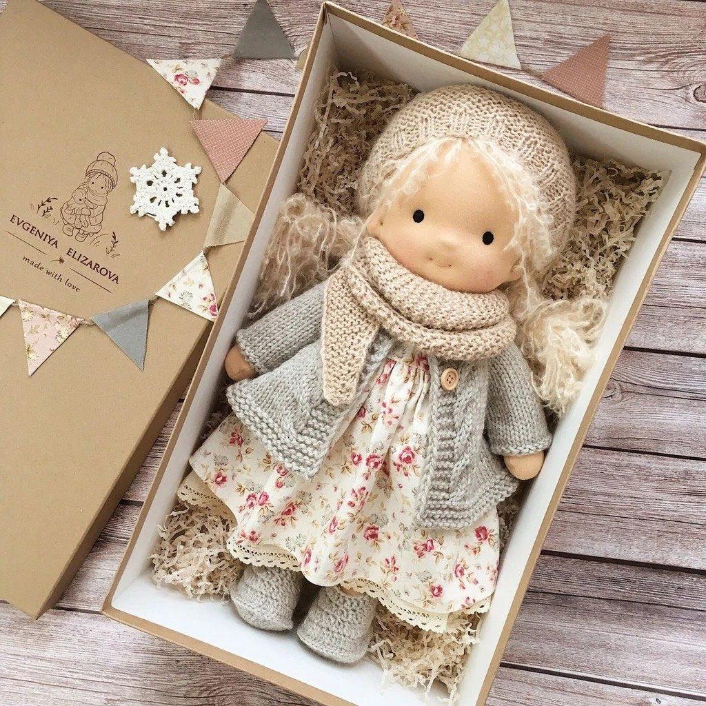 Dolls Hantverkad Bomull Mjukleksak Gåvoset Carvallo