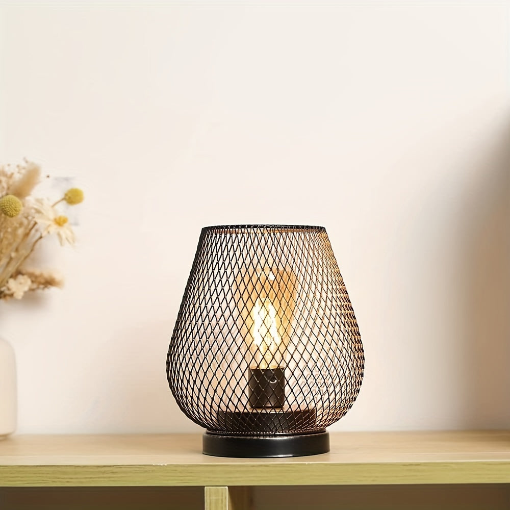 RusticMesh Bordslampa Set – Industriell Stil och Atmosfärisk Belysning Carvallo