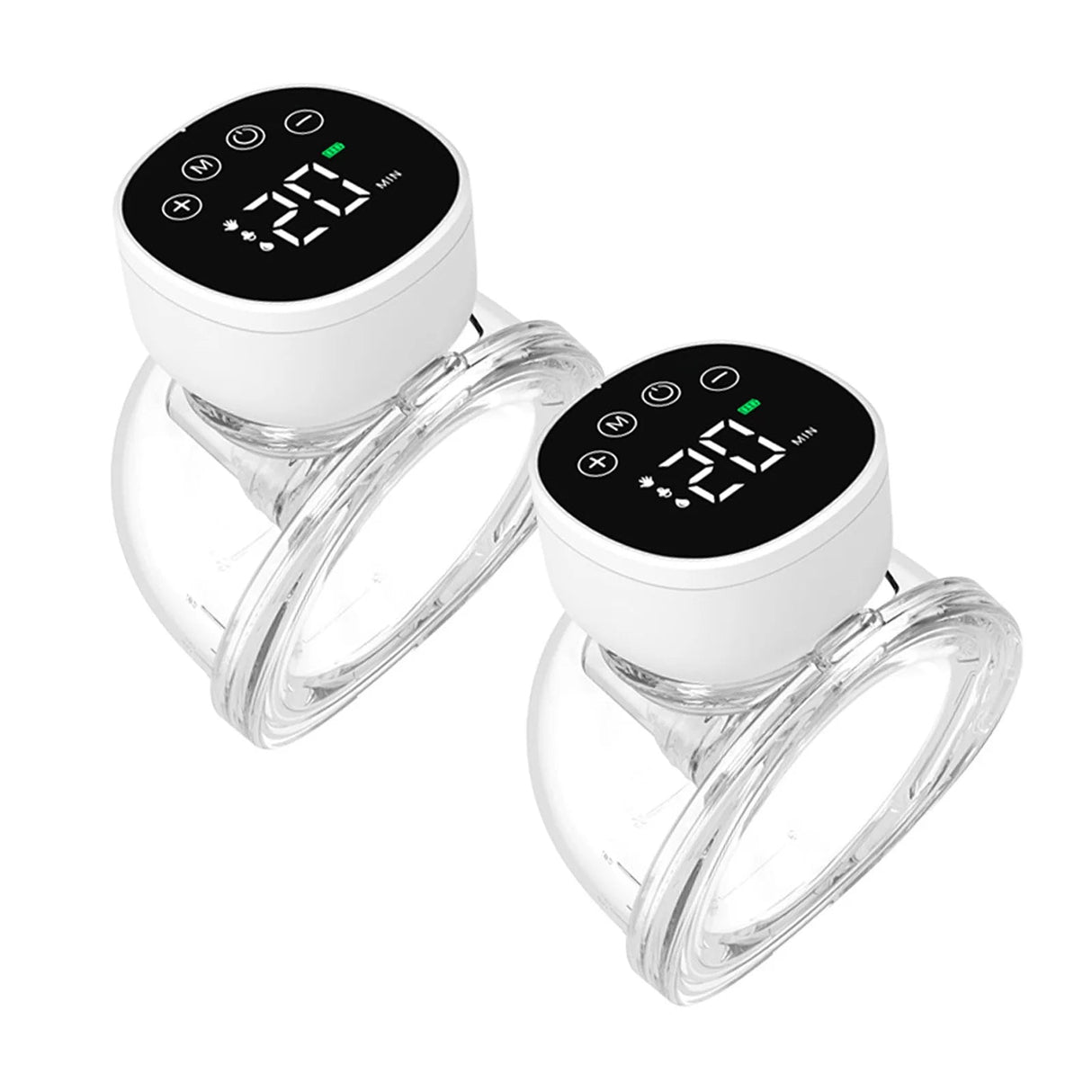 Bärbar elektrisk bröstpump med 180ML kapacitet Carvallo