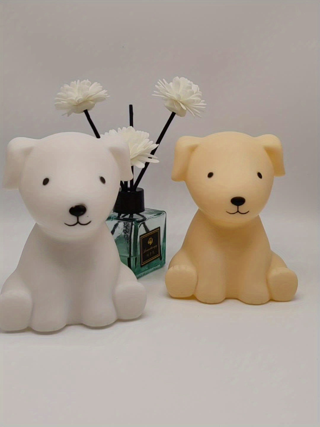 PuppyGlow - Söt Tecknad Hundlampa med Varmt Ljus för Rumsinredning Carvallo