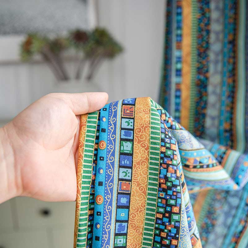 Färggranna Pärlfrans Gardin Ljusfilter Draperier Carvallo