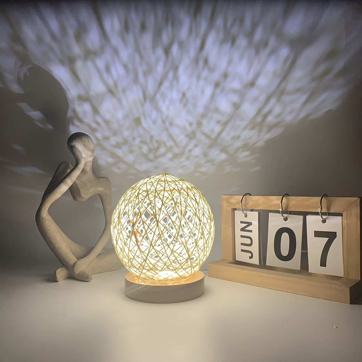 ModernLight - USB Bordslampa Dimbar LED Design Carvallo