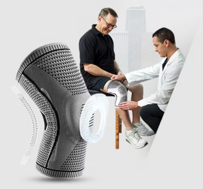 Premium Kompressionsknäskydd – Omedelbar Lättnad & Hela Dagen Stöd Carvallo