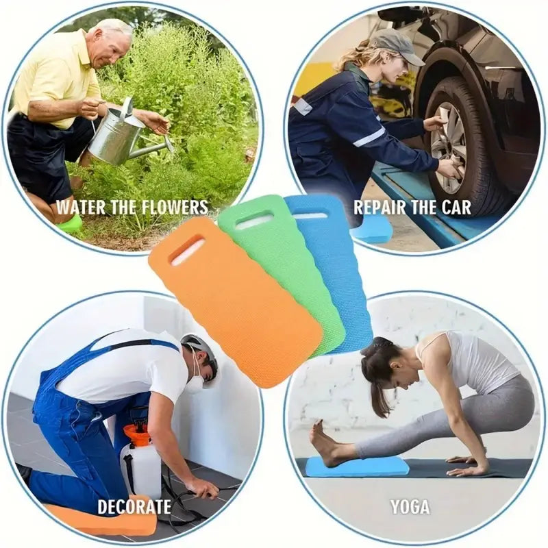 Trädgårds-knäskydd – Bekväm och halkfri sittmatta för trädgårdsarbete och markkontakt Carvallo