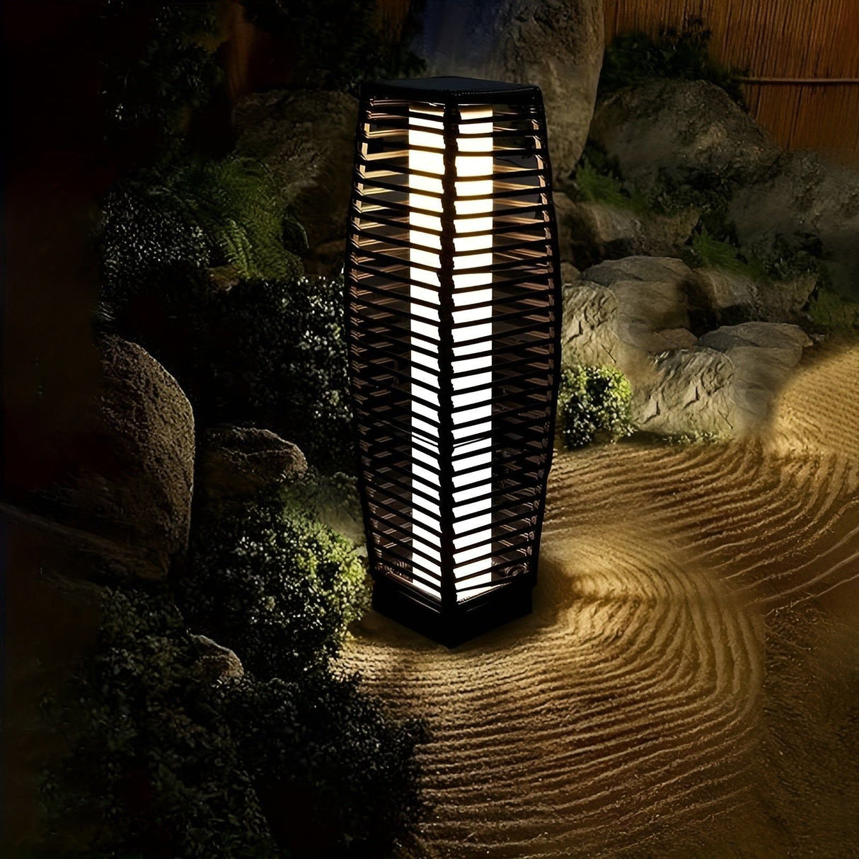 OutdoorShimmer Light - Mångsidig Solcells Utomhus Golvlampa Carvallo