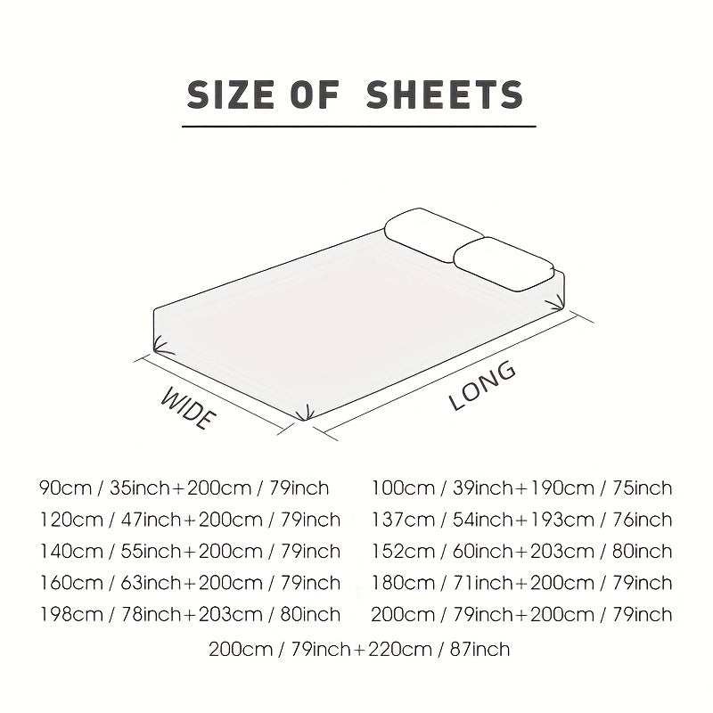 Sommar Cool Bamboo Fiber Fitted Sheet – Lyxig Andas Komfort Carvallo