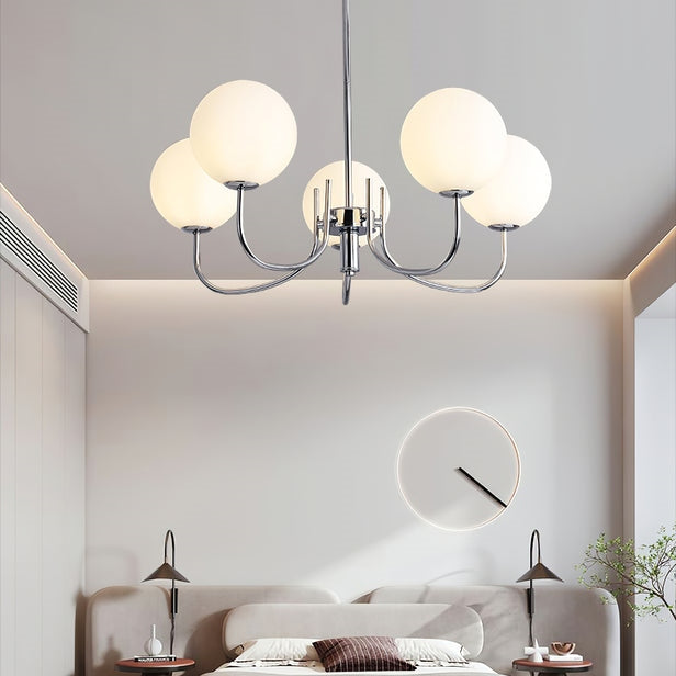 Bubble Pink Glass Marshmallow Kandelaber Carvallo