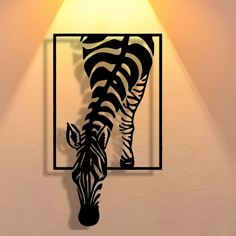 Zebra Silhouette Väggdekoration - Stilfull Elegans för Ditt Utrymme Carvallo