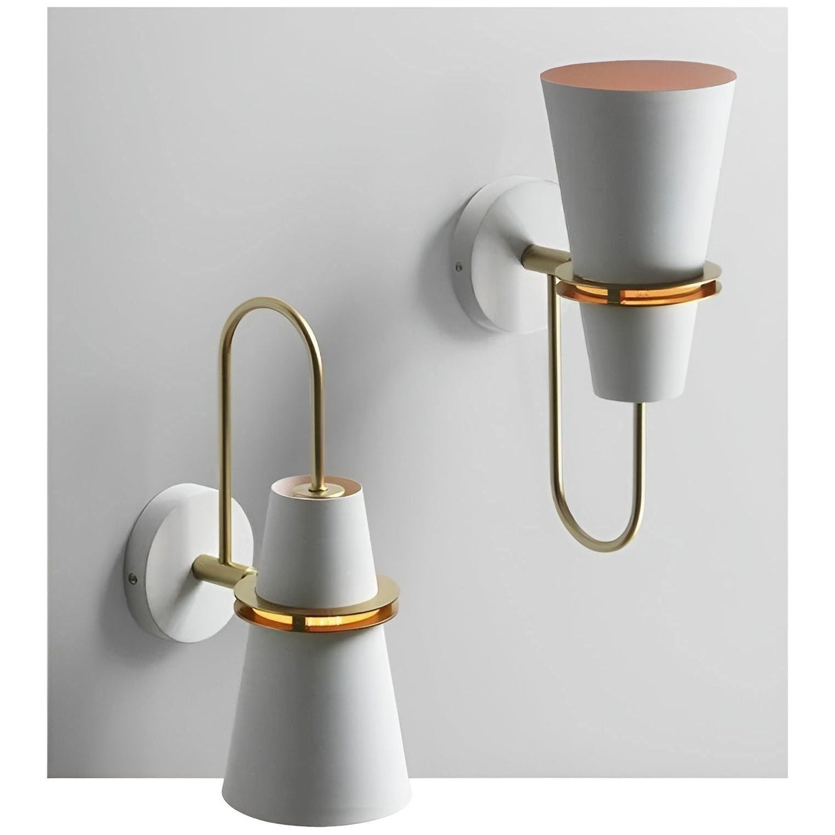 LuxeHorn Glow - Macaron Designer Vägglampa med Modern Horn Elegans Carvallo