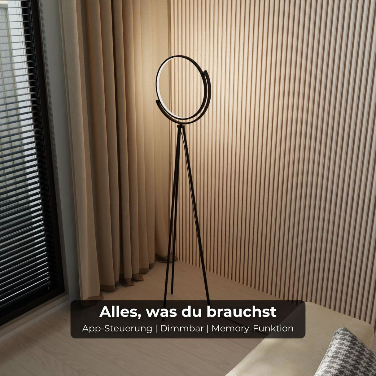 Darea Designer Golvlampa Carvallo