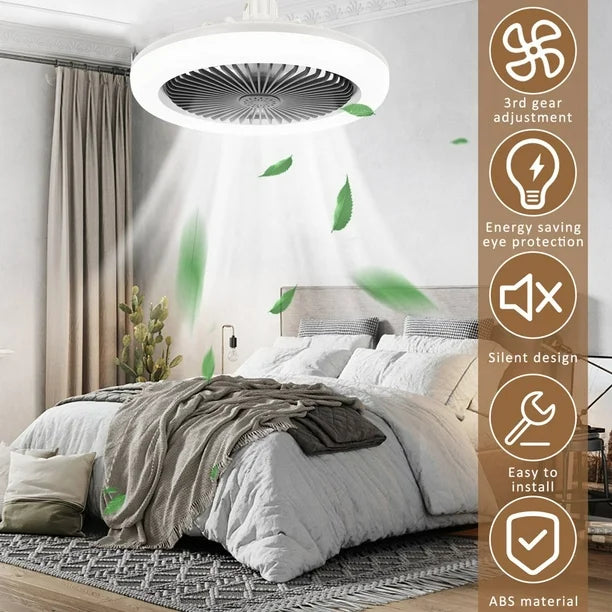 Fläkt Taklampa | Fjärrkontroll Carvallo