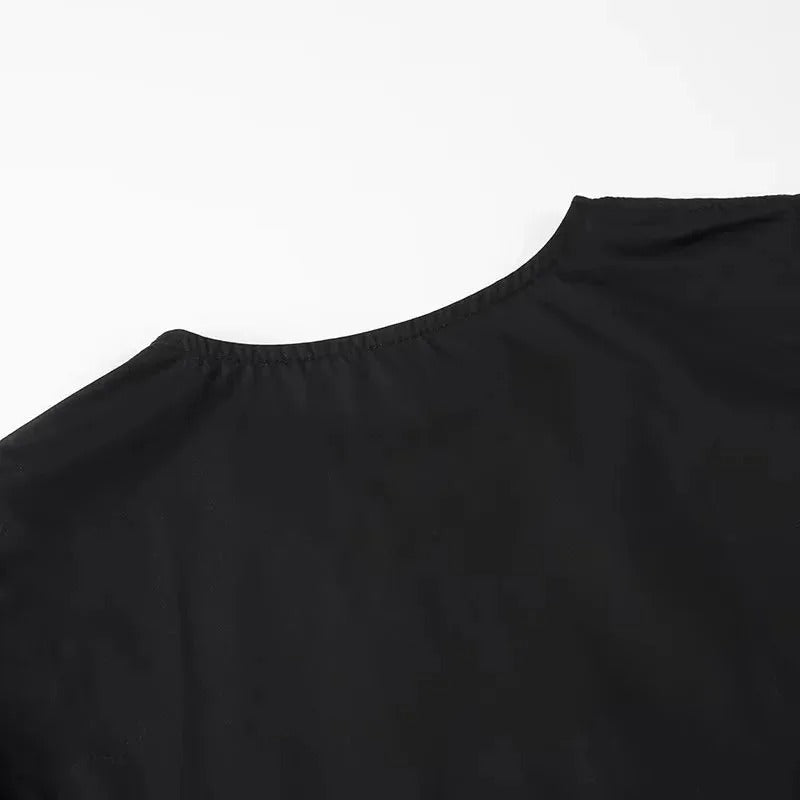 Front Tie Ruffle Crop Top-Bellasverige-Hemnix