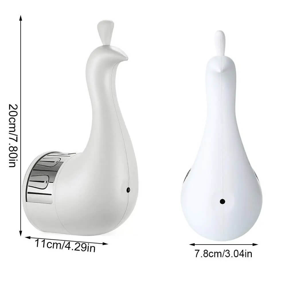 PeacockGlow – Fjärrstyrd Peacock Projektorlampa med Färgglad Atmosfär | Kreativ Nattlampa för Sovrum och Hem-Night Lights & Ambient Lighting-BB-Hemnix