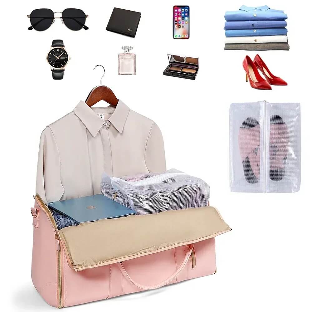 DuffEase - Hopfällbar Resväska med Stor Kapacitet-Duffel Bags-BB-Hemnix