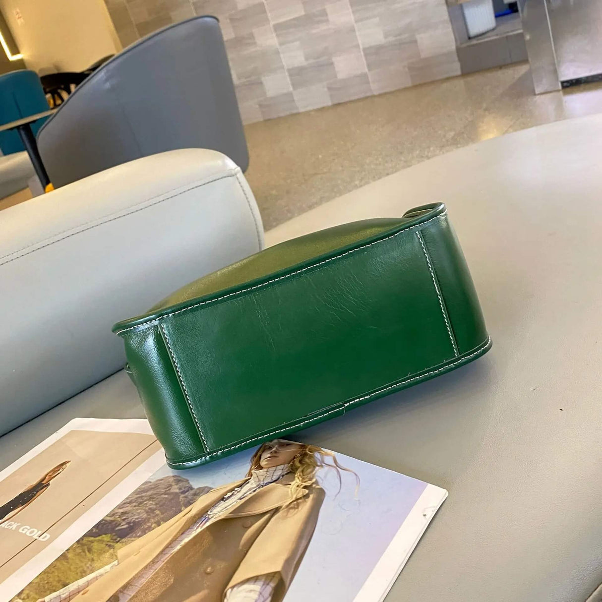 Luxury Leather Bag – Rymlig och elegant handväska i äkta läder-Shoulder Bags-BB-Hemnix