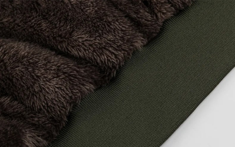 Bomberjacka i tjock plysch för män-Hemnix-Hemnix