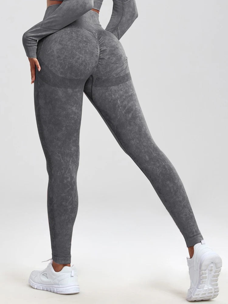 Hög Midja Fitness Leggings-Clothes for women-Hemnix-Svart-S-Hemnix