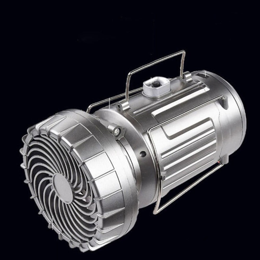 Carvallo - Multifunktionell LED-lampa med fläkt och laddare Carvallo