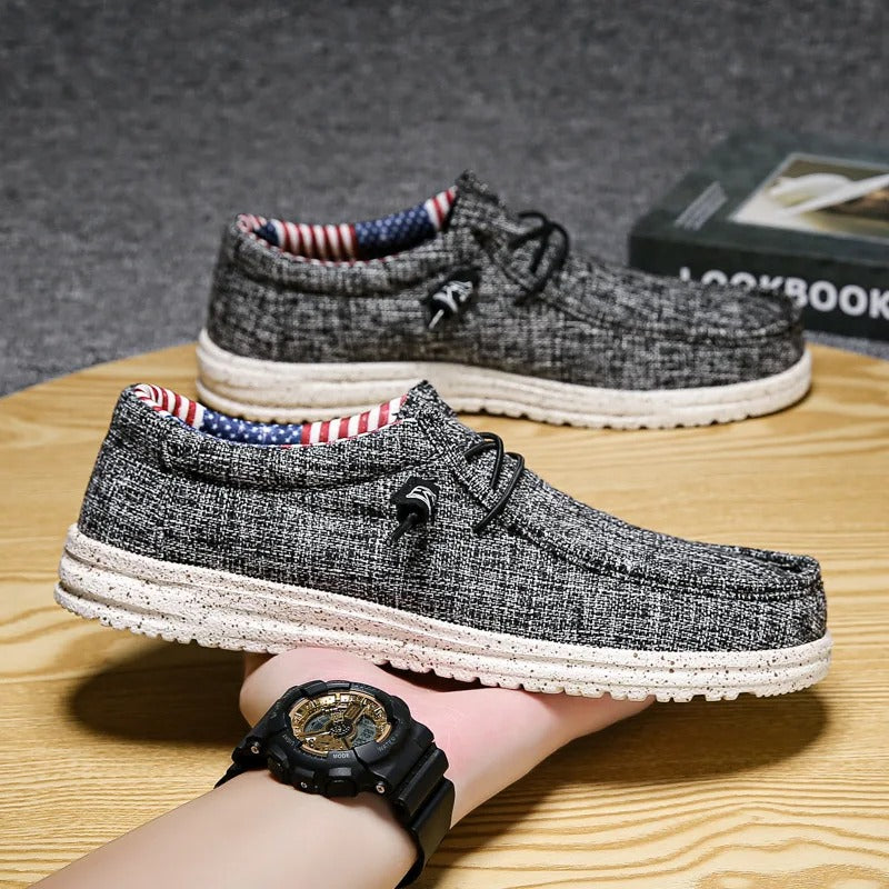 Slip-on-skor i canvas för män-Bellasverige-Hemnix