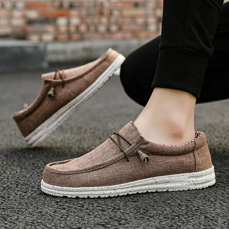 Slip-on-skor i canvas för män-Bellasverige-Hemnix