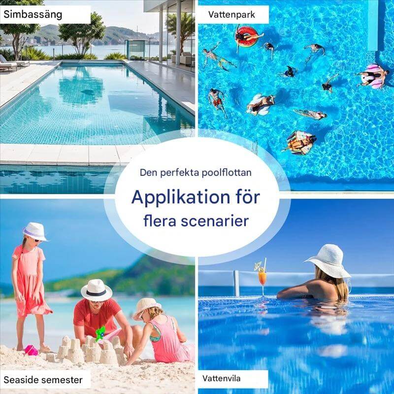 HydroHammock – Uppblåsbar Flytstol för Vuxna | Bekväm Poolhängmatta med Nackkudde & Plantmönster-Pool Floats-BB-Hemnix